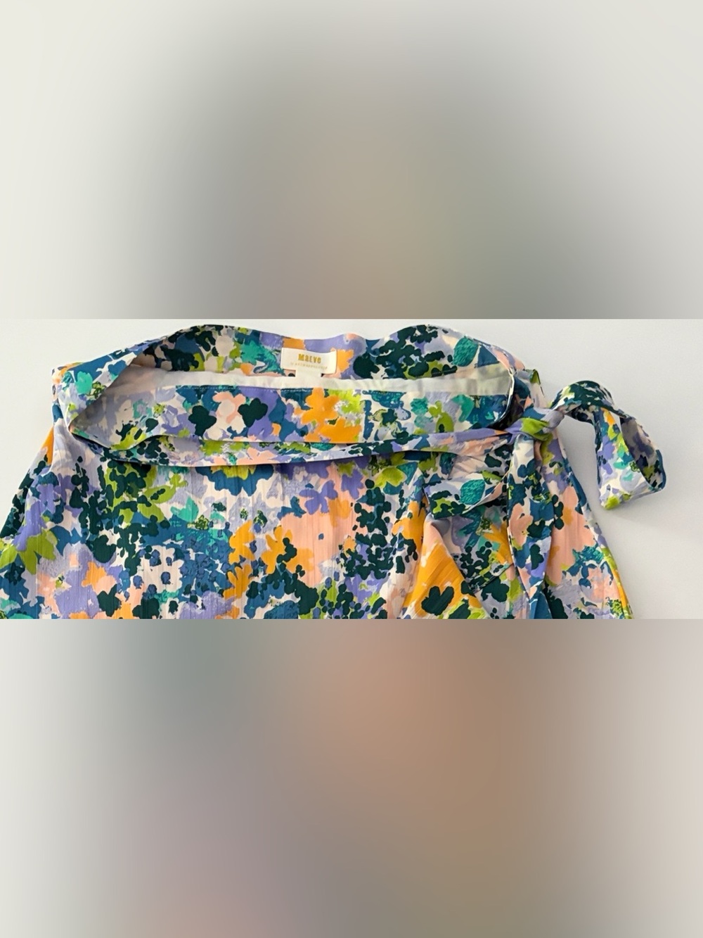 Maeve Anthropologie Ruffled Wrap Maxi Skirt In
Green Floral size Large - Picture 12 of 15